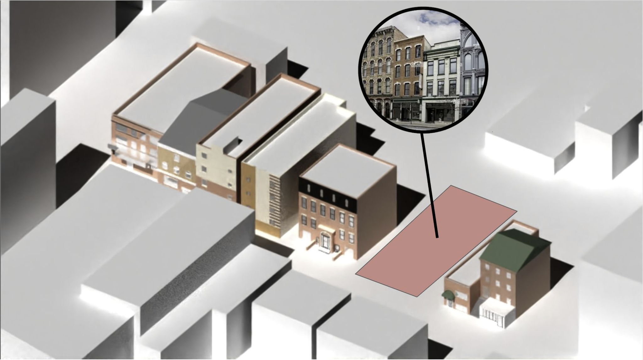 Infill model rendering